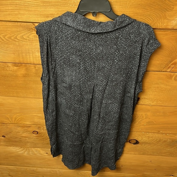 Prana Women’s Anini High Low Tunic Top L V-Neck Pockets Cuffed Sleeve summer Y2K - Picture 5 of 7